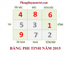 PHI TINH LƯU NIÊN 2015 - CÁCH HÓA GIẢI VÀ KÍCH HOẠT PHI TINH
