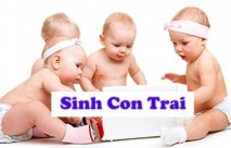 BÍ QUYẾT SINH CON TRAI THEO Ý MUỐN